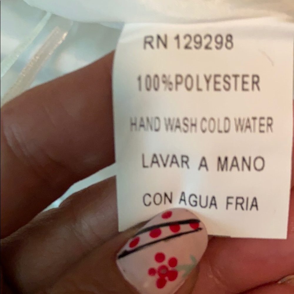 Be.You.tiful flowy white sleeveless blouse sz L - Picture 6 of 8